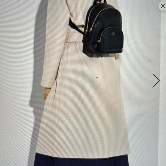 Coach Carrie 23 Backpack Black NWT - Picture 12 of 12